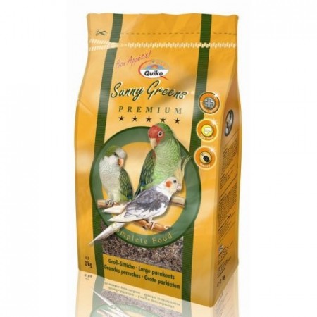 Qukio Sunny Greens Premium fôr til parakitter