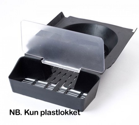Plastlokk til innlegg for verpekasse