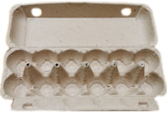 Eggkartong 1x12 egg - storforbruker