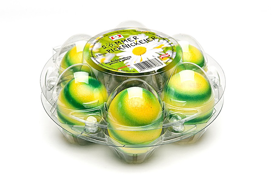 Starpack eggbokser 1x7 i klar plast til hønseegg. Fine til fargerike egg. Laget av resirkulert R-PET. 100 stk i pakken.
