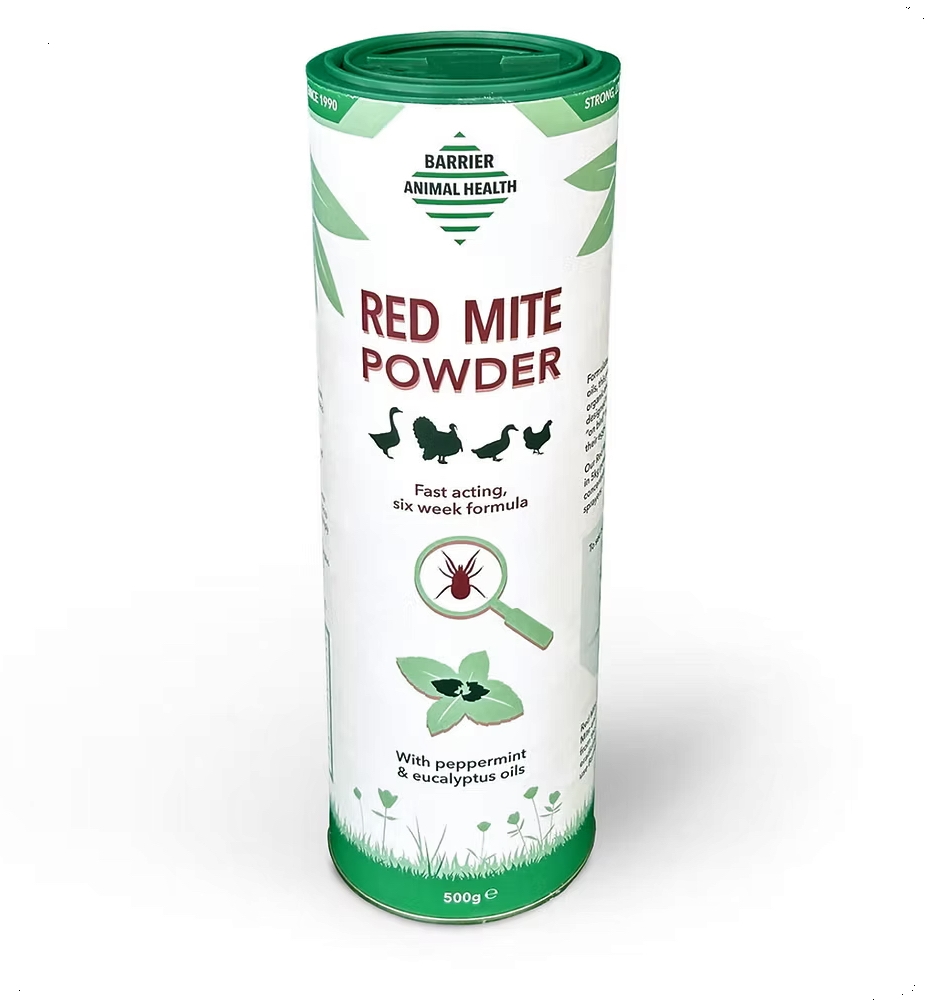 Svært effektiv mot rødmidd og andre lus, flått og lopper, den aktive ingrediensen i denne 100 % naturlige serien er et synergisert tropisk planteekstrakt med en blanding av urte- og essensielle oljer.