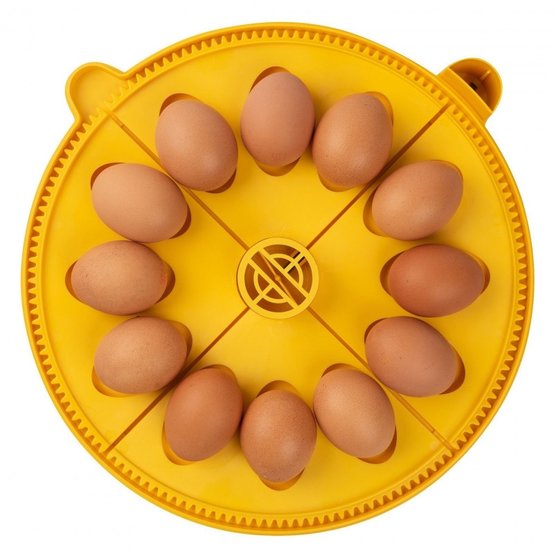 Store eggkvadranter til Brinsea Maxi rugemaskin - 4 pakk (12 store høne-/andeegg). Eggkvadrantene festes ganske enkelt sammen for å la egg av én størrelse ruges, eller egg av forskjellige størrelser kan ruges sammen når man bruker forskjellige artsspesifi