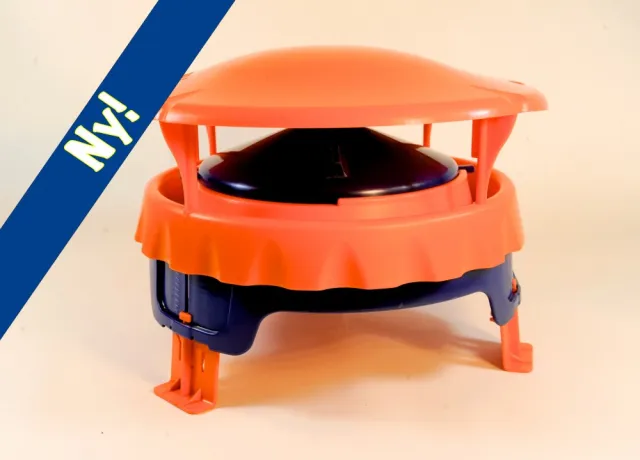 Cleanflo drikker med stativ og deksel