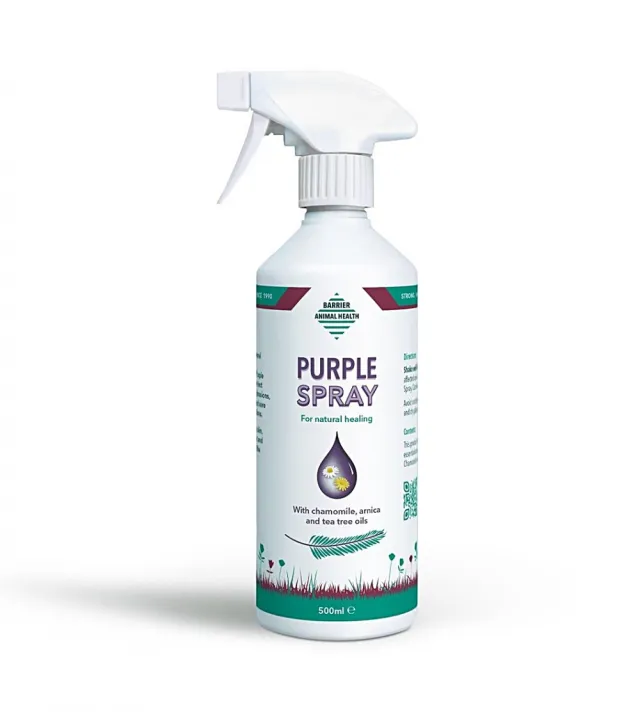 Barrier lilla spray for pleie